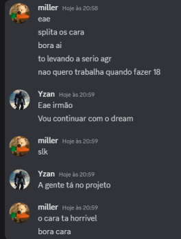 Hoje nem é quinta-feira, mas vale aquele TBT perfeito! 😂

Lembrando do dia em que o Miller, um dos piores jogadores e IGLs do Brasil, simplesmente um player horrível, estava com mais aura que o Dream. 🫠

O tempo passou e a história mudou: