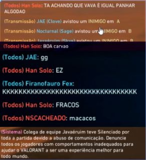 10nopix's tweet photo. Os caras serem racistas a partida inteira ta podendo? Meu amigo se defendendo levou silence a partida inteira e os caras continuaram xingando, parabéns @RiotGamesBrasil @VALORANTBrasil https://t.co/xU9rLZsb9S