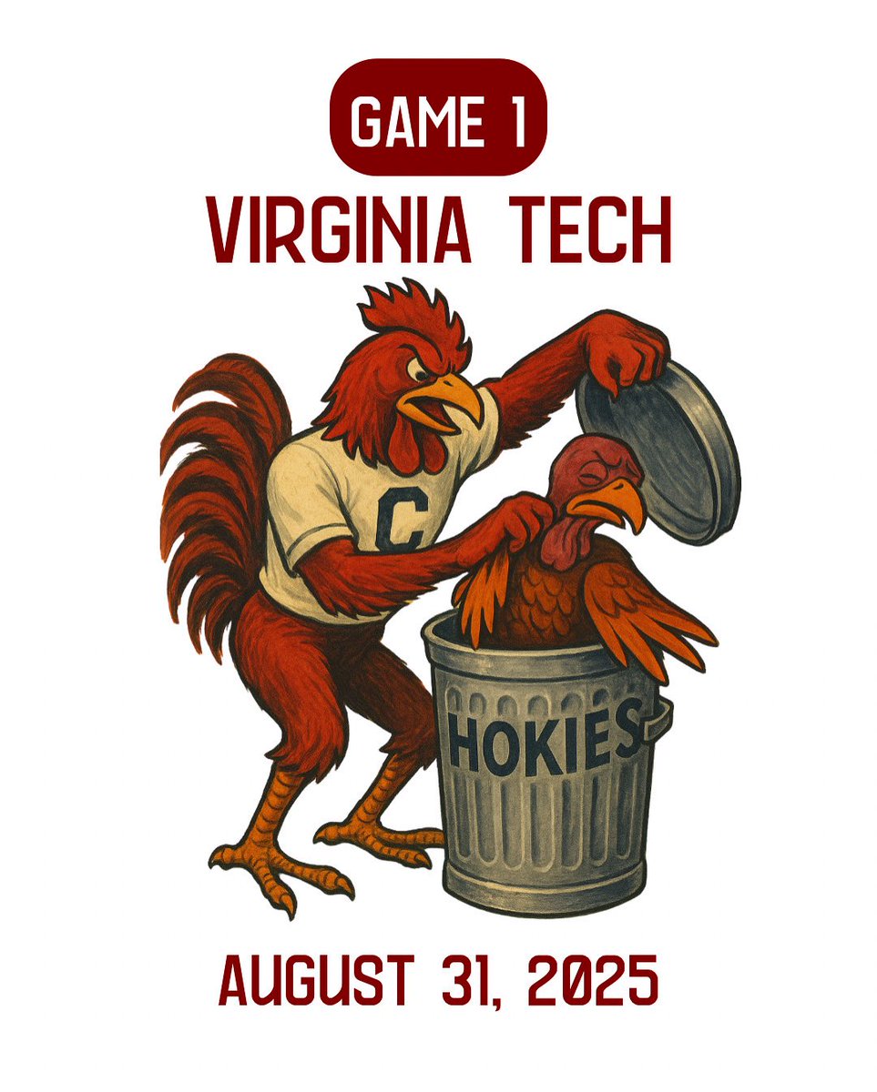 GAME WEEK! #BeatVaTech! 
•
•
•
•
•
Graphic Cred: <a href="/CockyHosp/">Cocky Hospitality</a>