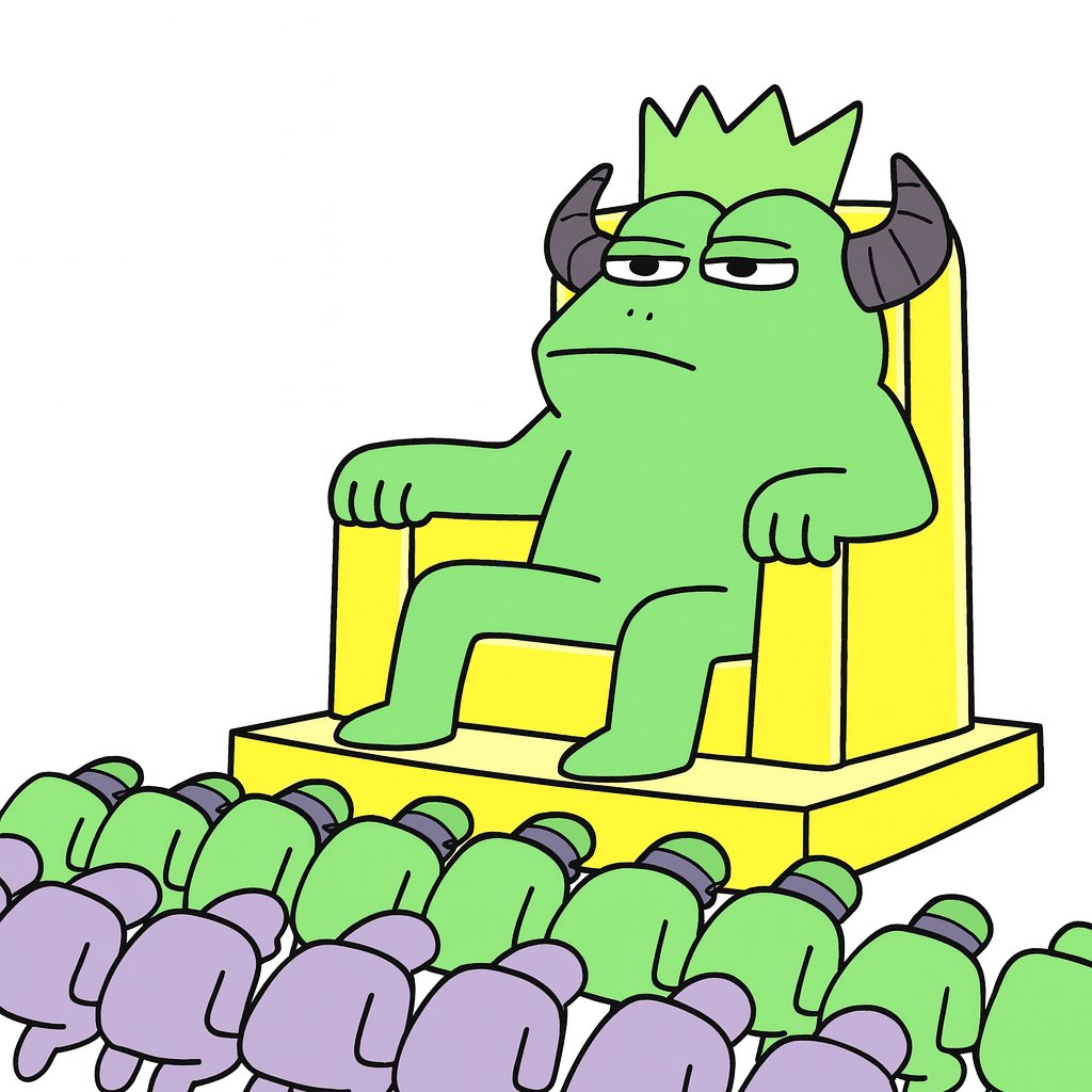 👑🐸 All kneel before the $FREG King.
The throne is claimed, the army assembled.
Next stop → the moon 🌕🚀
#FREG #Solana #Crypto #MemeCoin