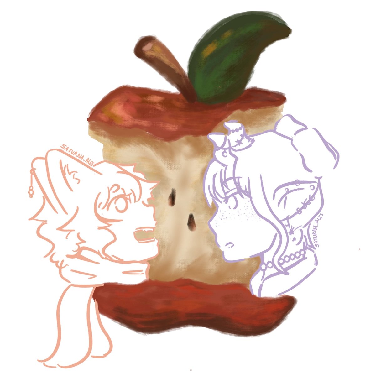 what a strange state to leave a core of an apple in...

dnd party characters :)
#dnd #dndcharacter #art