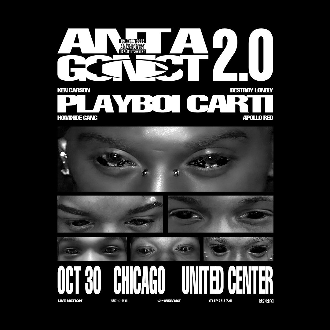 Power 92 Chicago (@power92chicago) on Twitter photo ‼️ WIN FREE PLAYBOI CARTI TIX ‼️
<a href="/DjNehpets/">Dj Nehpets</a> has your access to see @PlayboiCarti w/ Ken Carson, Destroy Lonely & Homixide Gang 🔥
📍 United Center | Oct 30
🎟️ Tickets on sale Fri 10AM (Ticketmaster)
Tune in to win! ‼️ WIN FREE PLAYBOI CARTI TIX ‼️
<a href="/DjNehpets/">Dj Nehpets</a> has your access to see @PlayboiCarti w/ Ken Carson, Destroy Lonely & Homixide Gang 🔥
📍 United Center | Oct 30
🎟️ Tickets on sale Fri 10AM (Ticketmaster)
Tune in to win!