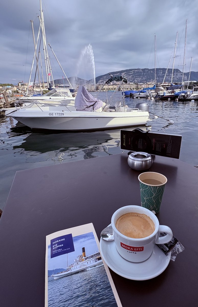 GmurHelen's tweet photo. #Coffee #Kaffee #GlacierduSoleil #LacLeman #Geneva #Switzerland 🇨🇭#Hill #Saleve #France 
Lets get this right, #tomorrows #boat #trip with our #guest #runner from #Reading 🇬🇧 
First we will be #climing 🥾🕶️☀️🏔️from #Montreux 🇨🇭 https://t.co/m7sDx4UlUZ