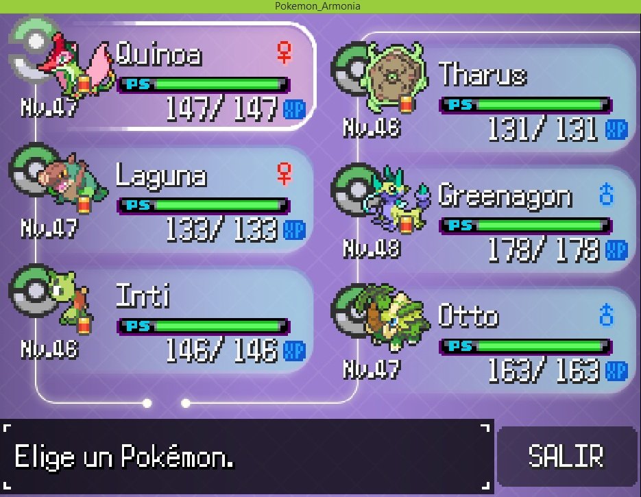 Pokémon Armonía 💠 
Este fue mi equipo en la beta más reciente, me ha encantado y el diseño de las especies es muy Top 🔥. Inicié a jugar en joiplay y al final me lo pasé en Pc.

Ilustración digital hecha ayer en tableta  gráfica Xppen.

<a href="/PkmArmonia/">armonía</a>