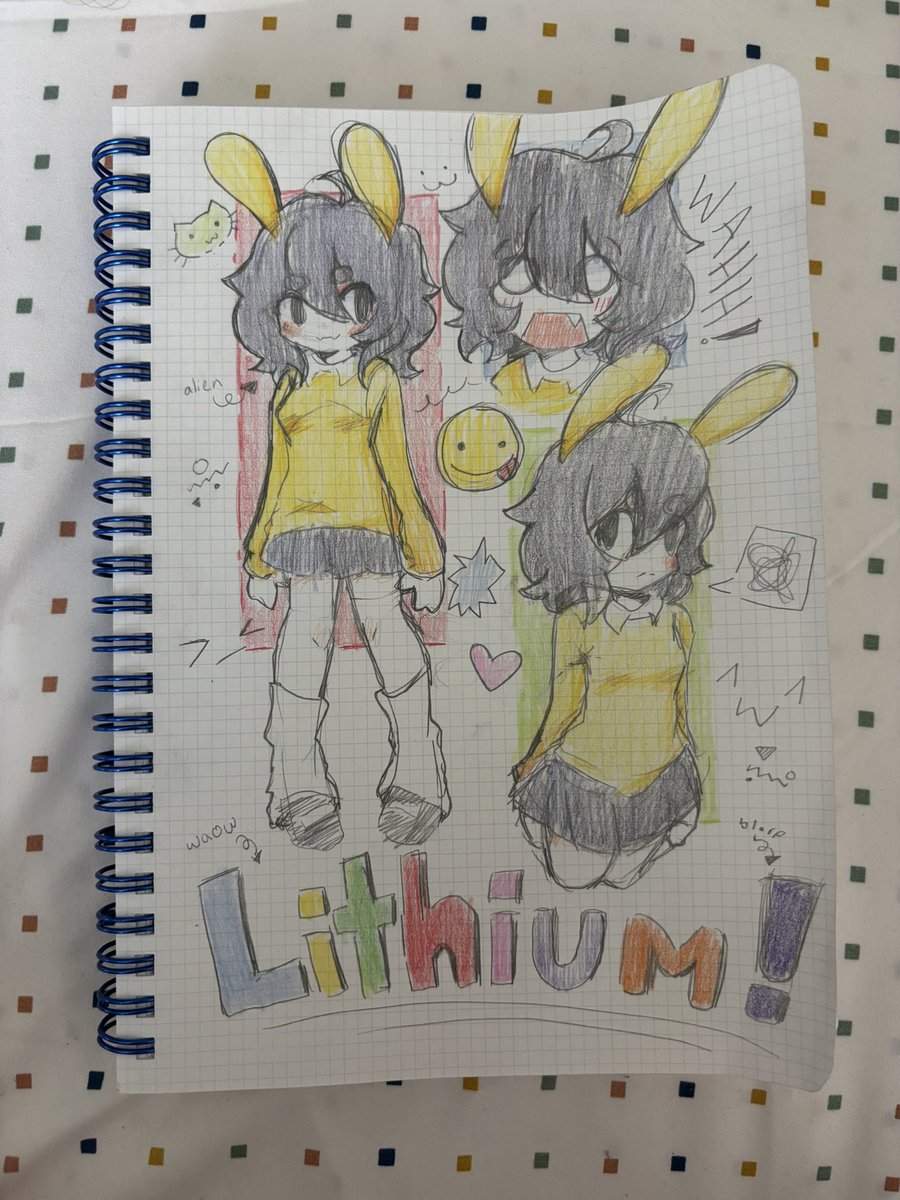 lithium doodles
#originalcharacterart #traditionalart