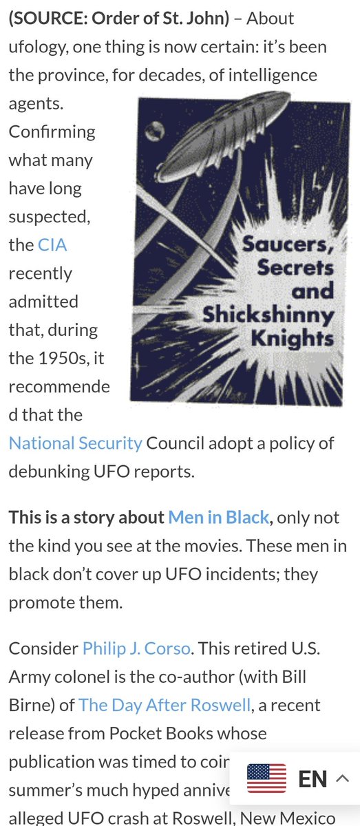 DavidTaormia's tweet image. The #Shickshinny Situation appears to have been investigated strictly from the perspective that #Corso was continuing a campaign of obfuscation on behalf of his fellow knights, as it related to the assassination of #JFK. Can't blame them either..
x.com/DavidTaormia/s…