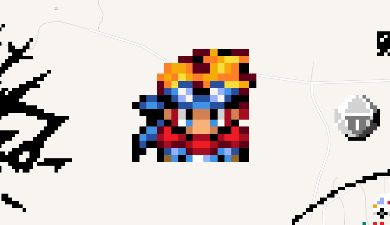 I drew Nick on the world map, I’m hooked haha, gonna add more stuff around the world ^^

wplace.live/?lat=44.818287…