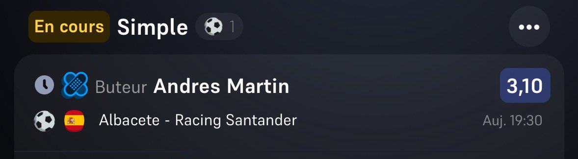 Betliner_'s tweet photo. ⚽️ Andres Martin @ 3.10 

❤️ si tu suis 

#TeamParieurs https://t.co/AuG8jVzVYB