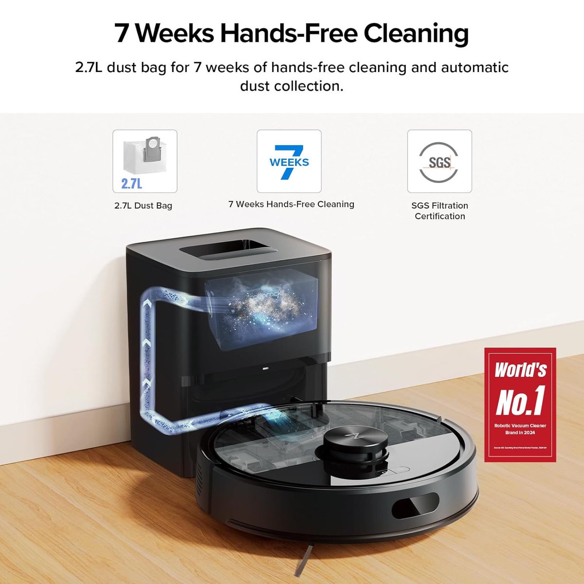 Great_GearGuide's tweet image. 🤖 Roborock Q Revo Robot Vacuum

Vacuuming is my least favorite core workout. 🥲
 Q Revo doesn’t just clean floors… it mops, self-washes &amp;amp; self-dries.
 #Amazon link - amzn.to/4mVYoFh 

It’s like hiring a mini butler who doesn’t complain. #LifeElevated