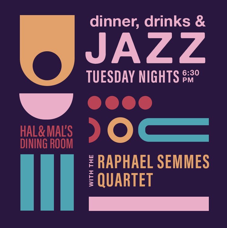 The perfect Tuesday can be found at Hal &amp; Mal’s for a laid-back evening filled with smooth jazz, delicious bites, and your favorite ice cold cocktails.

🗓️ Tuesday, August 26
🕘 6:30PM
📍Hal &amp; Mal’s