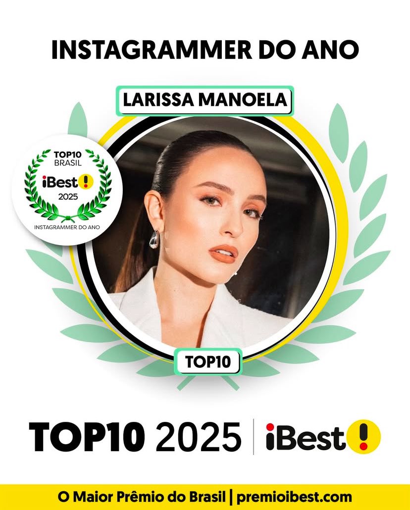 Larissa Manoela Updates 🖤 (@larissaupdates) on Twitter photo VAI LEVAR! Larissa Manoela passou para o Top 10 do Prêmio iBest na categoria Instagrammer do Ano.
🔗 premioibest.vote/199231223
Alguns avisos e dicas para votar:
⚠️ Somente um voto por dia.
⚠️ Siga o <a href="/PremioiBest/">Prêmio iBest</a> para o voto valer em dobro.
⚠️ Criem vários e-mails para dar mais VAI LEVAR! Larissa Manoela passou para o Top 10 do Prêmio iBest na categoria Instagrammer do Ano.
🔗 premioibest.vote/199231223
Alguns avisos e dicas para votar:
⚠️ Somente um voto por dia.
⚠️ Siga o <a href="/PremioiBest/">Prêmio iBest</a> para o voto valer em dobro.
⚠️ Criem vários e-mails para dar mais