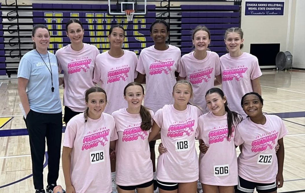 Chloe Waterworth (@cwaterworth10) on Twitter photo Thanks <a href="/JrAllStarBB/">Jr. All-Star Girls Basketball</a> <a href="/EricJrAllStar/">EricJrAllStar</a> for a fun Freshman Focus event! Fun to play with everyone and thank you for coaching <a href="/CoachNotch/">Abby Notch</a>
Great to also see my <a href="/CFNorth2029/">CrossfireNorthShield2029</a> aau teammates <a href="/MaeveKopetka10/">Maeve Kopetka</a> and <a href="/EttaGeorge2029/">Etta George</a>! Thanks <a href="/JrAllStarBB/">Jr. All-Star Girls Basketball</a> <a href="/EricJrAllStar/">EricJrAllStar</a> for a fun Freshman Focus event! Fun to play with everyone and thank you for coaching <a href="/CoachNotch/">Abby Notch</a>
Great to also see my <a href="/CFNorth2029/">CrossfireNorthShield2029</a> aau teammates <a href="/MaeveKopetka10/">Maeve Kopetka</a> and <a href="/EttaGeorge2029/">Etta George</a>!