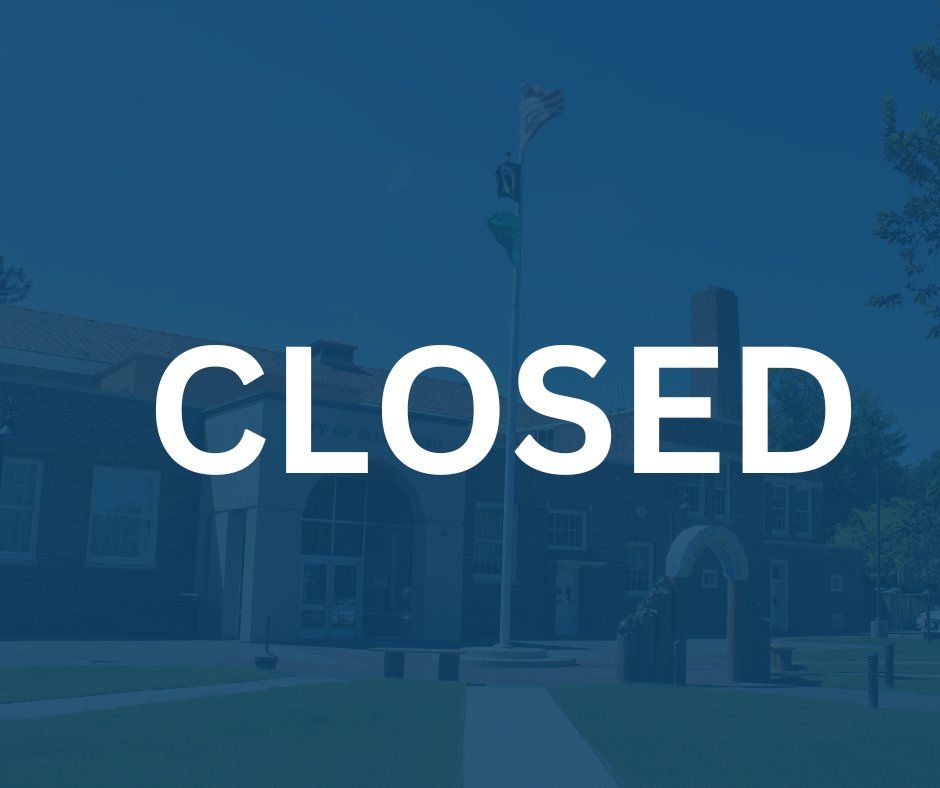 City offices and facilities are closed on Monday, September 1 for the Labor Day holiday. We will reopen with regular business hours on Tuesday, September 2.