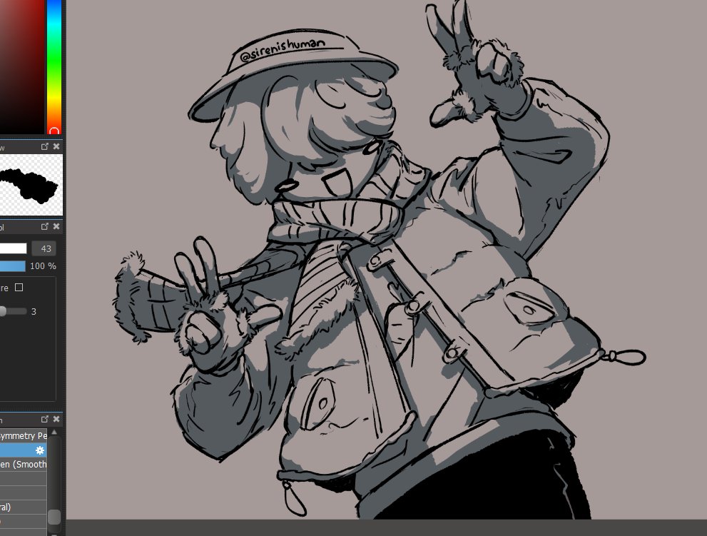 sirenishuman's tweet image. redid it from the start,,,,, will colour later cz im lazy

#hackingnoises