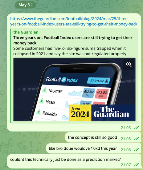 guess i was onto something. thanks for cooking <a href="/footballdotfun/">Football.Fun</a>