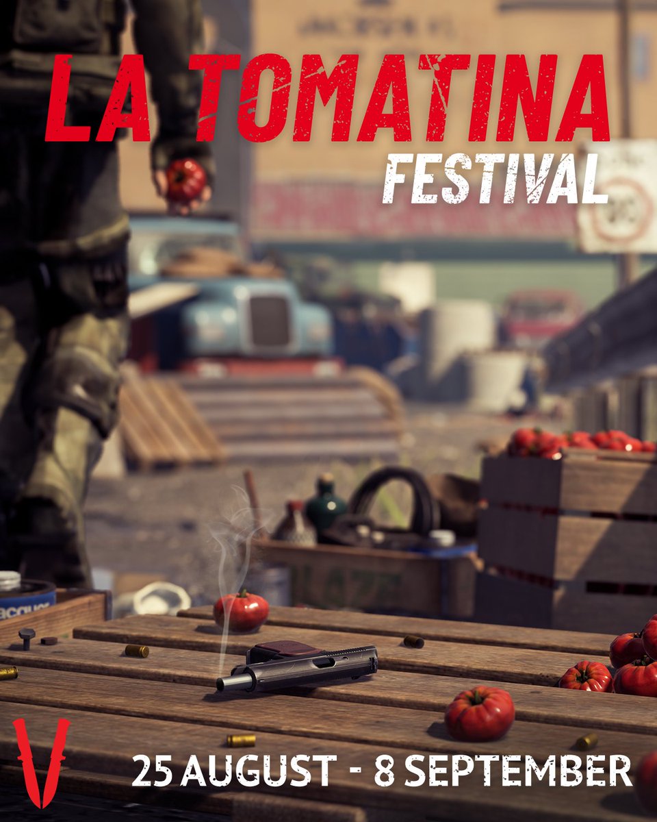 La Tomatina is now on! 🔥
Head into the Outlands for Tomato Fights 🍅 the exact times can be found on our website 👉 ow.ly/4B4i50WLkRv
You'll also find a selection of tomato-themed Cosmetics in the Featured Store 🧢
Event runs until Monday September 8th 📅