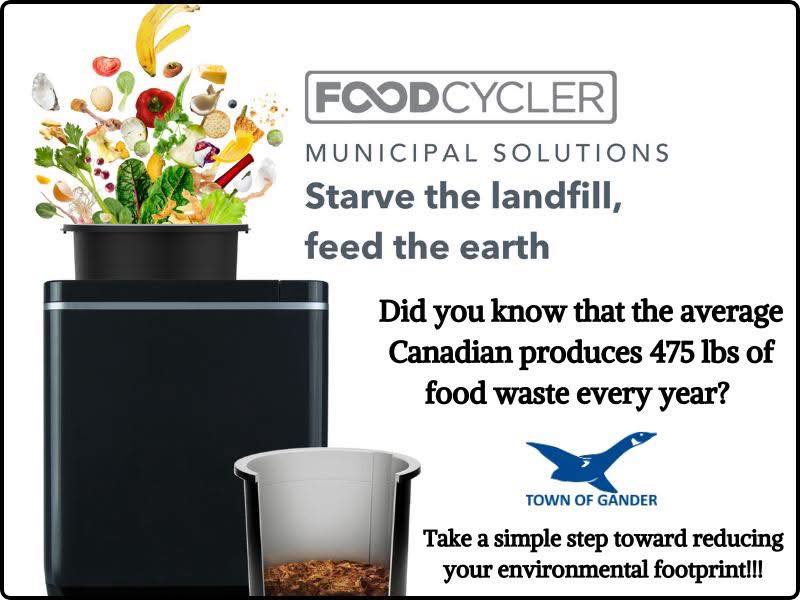The Town has partnered with FoodCycle Science to offer compost units at a subsidized rate.

There are three models available:
FC-30: $150 + HST
Eco-3: $200 + HST
Eco-5: $300 + HST

The FoodCycler is a countertop composter that uses heat to grind down unwanted food scraps much