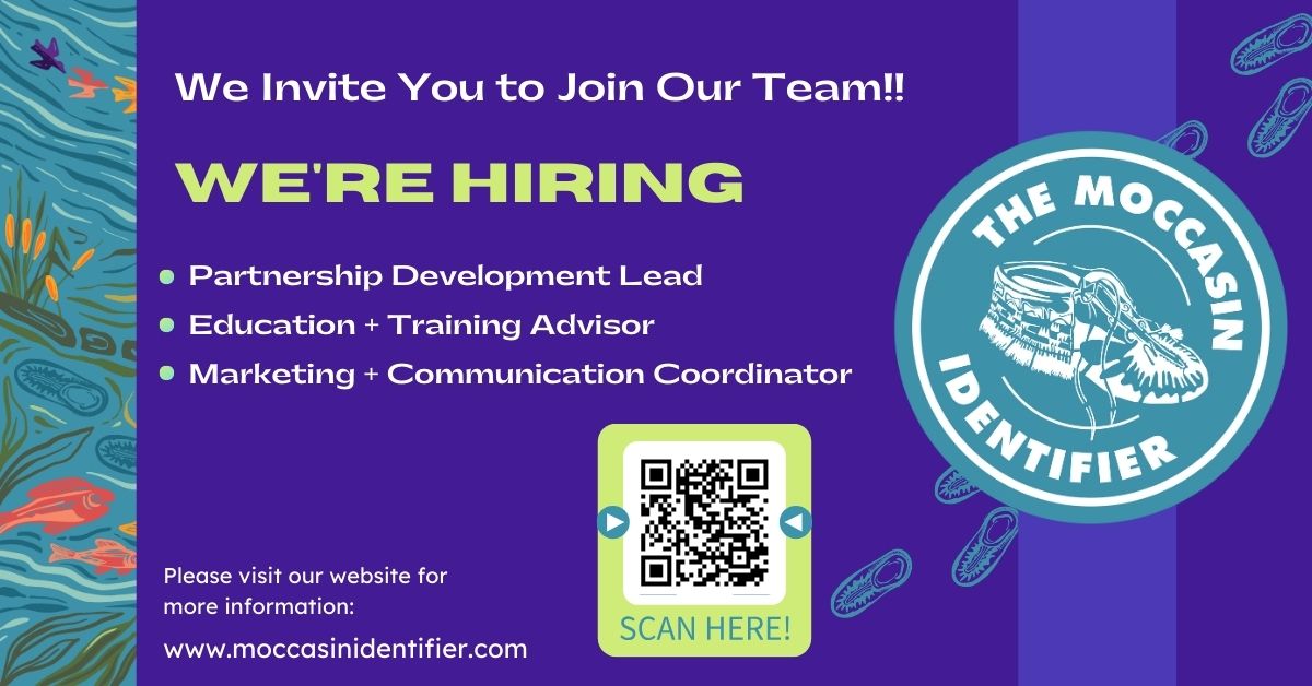 🌟 We’re hiring! Join @moccasinidenti1 to help connect all Canadians to the land + Treaties that bind us!! 

📍 Hagersville, ON
⏰ Apply by Sept 5, 2025
📧 mijobs@pebblesandtwiggs.com
🔗 Details: moccasinidentifier.com/careers/

Walk with us toward reconciliation—apply today! 👣