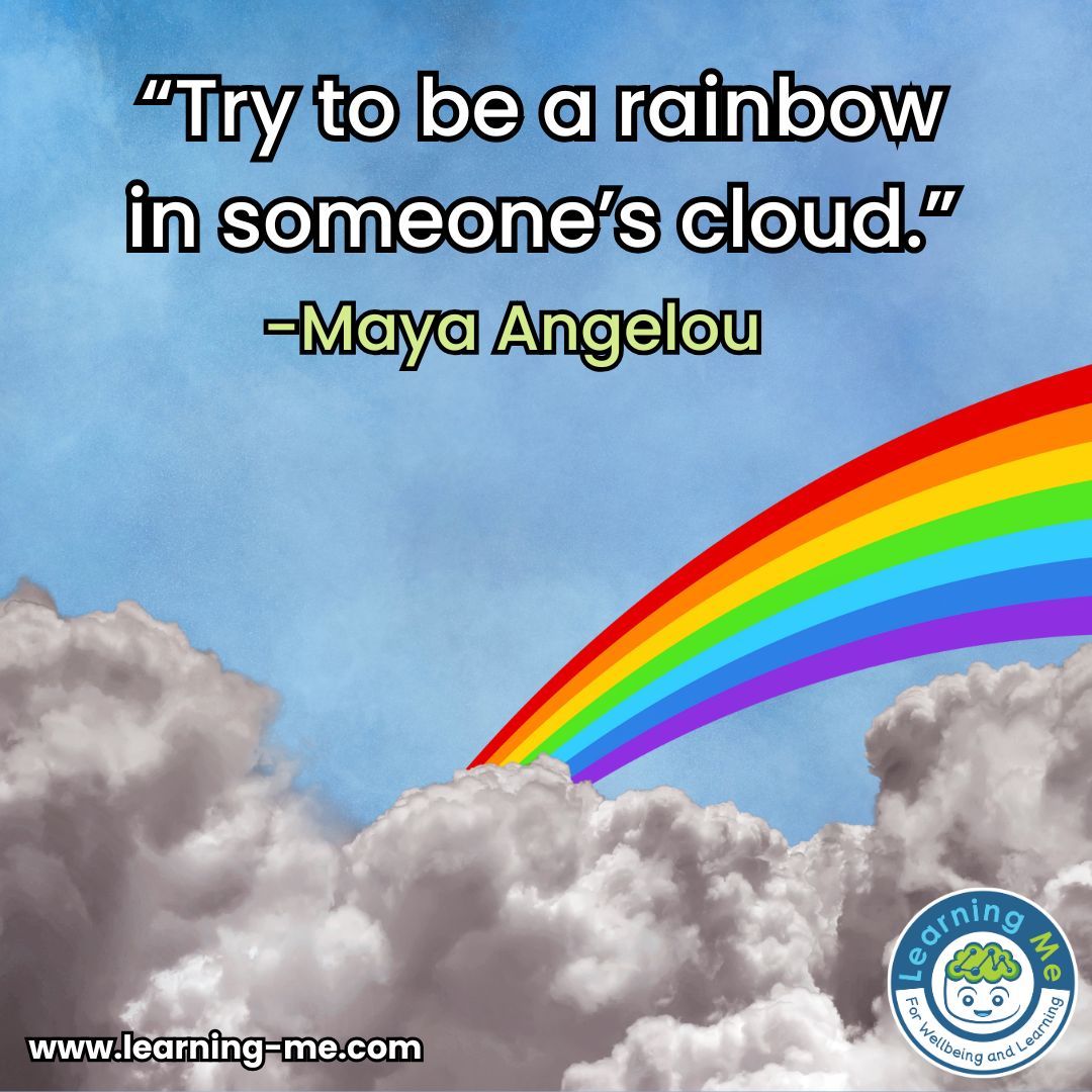 "Try to be a rainbow in someone's cloud." - Maya Angelou

You never know the impact a small act of kindness can have. Today, let's brighten someone's world!

#Kindness #BeTheLight #SpreadJoy #Motivation