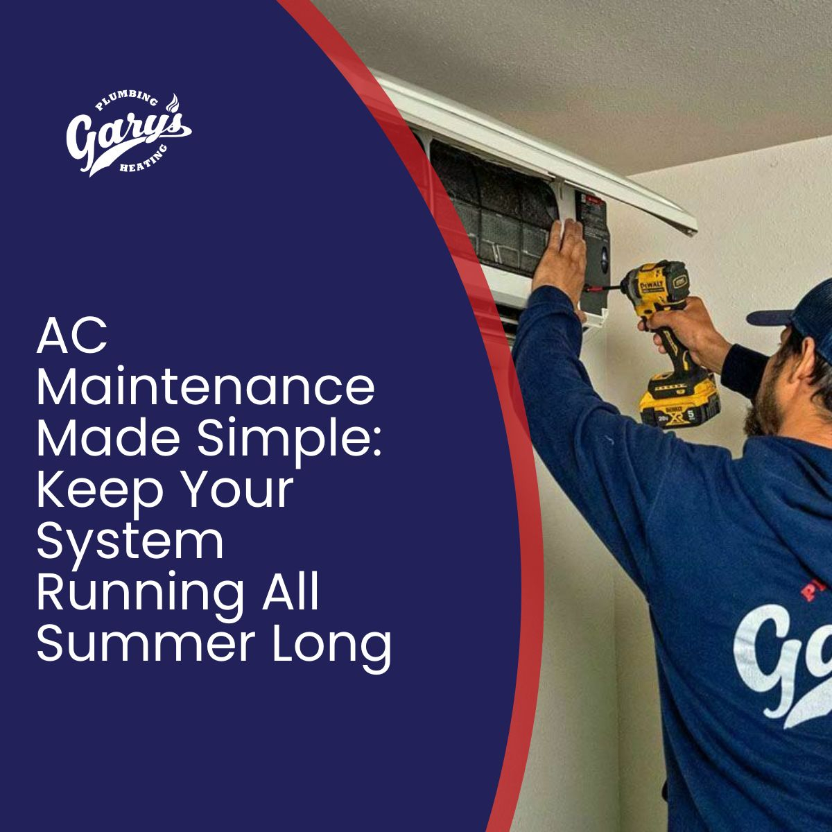 Simple AC maintenance keeps you cool all summer! Filter changes, outdoor unit care, and thermostat tips for optimal performance. Go to garys.plumbing/acm725 for complete AC maintenance guidance from Gary's!