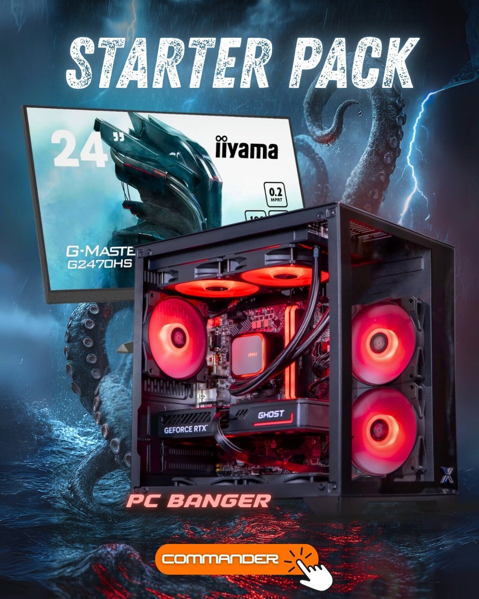 FlowUPofficiel's tweet image. Tu veux te lancer dans le gaming sans te prendre la tête ? 🤔

On a réuni le combo parfait 👇
- PC Banger (RTX™ 5060 + i5 12400F) -&amp;gt; notre best-seller 💥
- Écran iiyama 24” 180Hz FHD IPS -&amp;gt; joue en 1080p avec un écran fluide et réactif 🔥

👉 Découvre le pack ici :…
