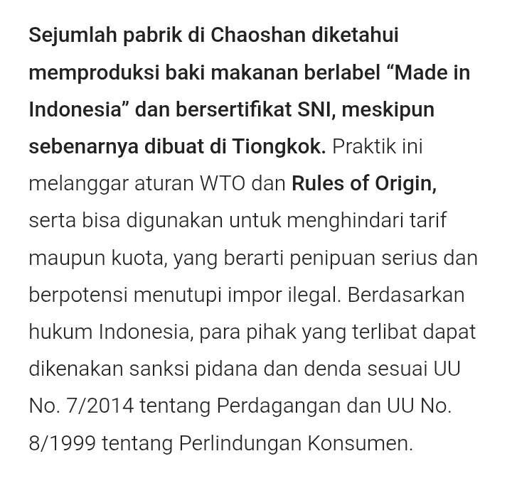FaiNomady's tweet photo. 🔻 NAMPAN MBG HARAM ⁉️
Jika terbukti (haram) maka wajib lakukan penarikan semua nampan MBG yg sudah ada, lalu dibuatkan tender ulang pengadaan nampan MBG. Nilainya? Pasti fantastis!

Sebuah ironi dinegara beradab &amp; kaya SDA tapi banyak maling. 
Apa kerja klean @DPR_RI ?
#StopMBG https://t.co/LpDJnDRW18