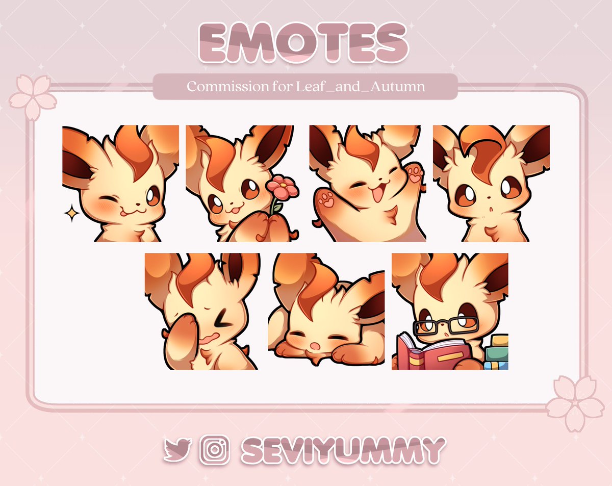Custom emotes for @/Leaf_and_Autumn 🍂

This is what shiny Leafeon should have looked like 😭 So pretty!