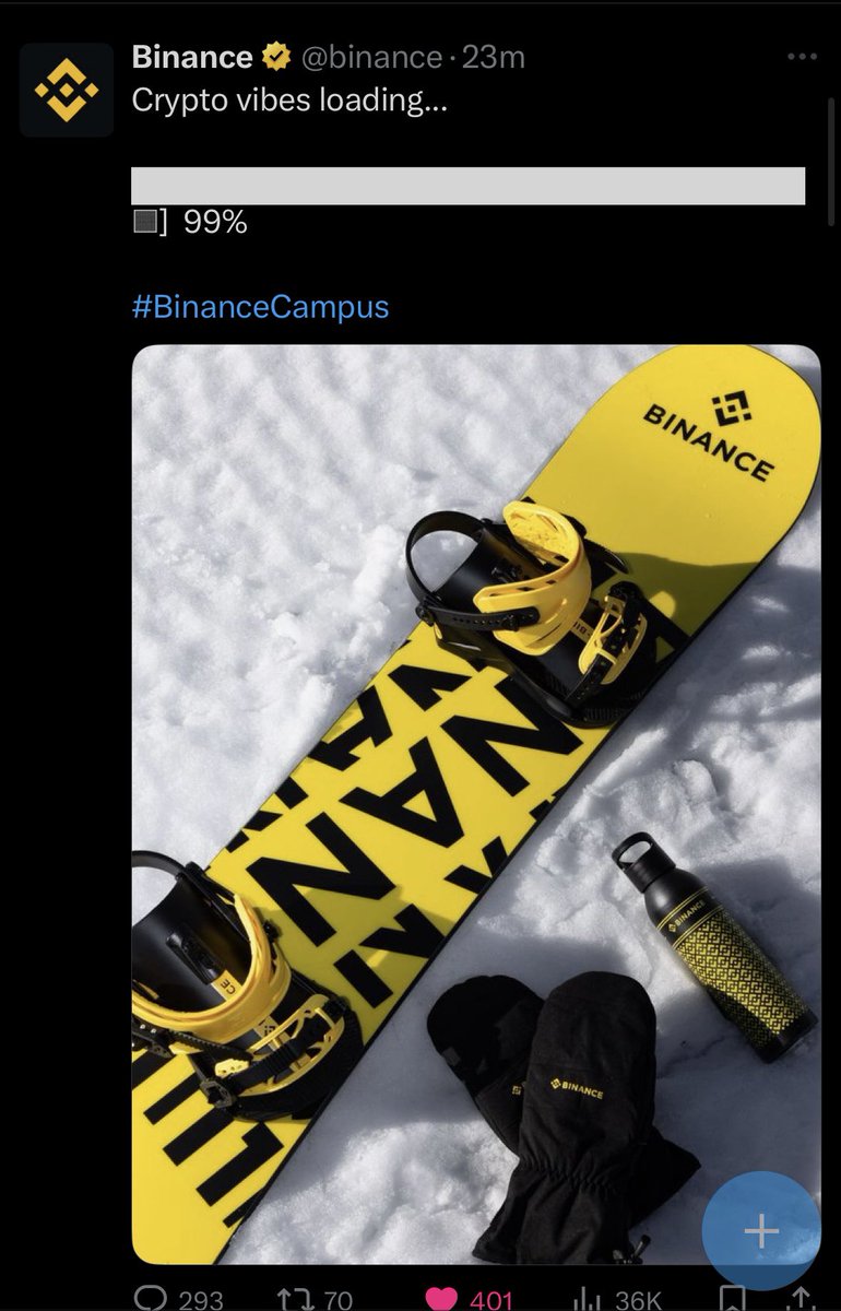 $SKI Hopium Segment - Binance x $SKI.

Ski Mask Dog has been on Binance Alpha for months and Binance has a history of showing bullish sentiment towards $SKI. Yesterday they posted Ski Masks and today they're posting a SKI coded meme in the middle of the Summer.

Brett listed on
