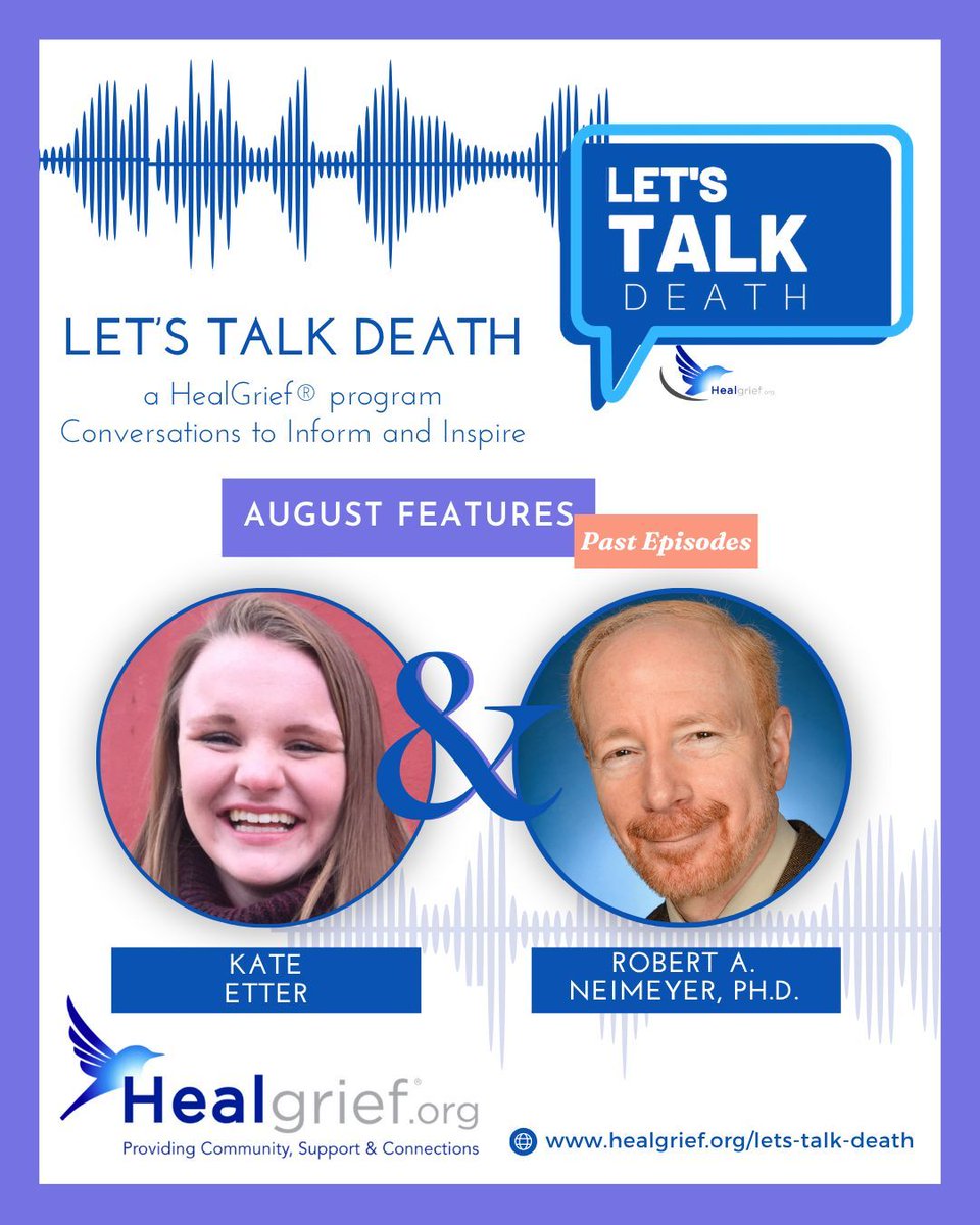 When facing grief, you may feel isolated. That’s where Let’s Talk Death comes in—offering a safe space for open conversations about loss, grief, and healing.

healgrief.org/lets-talk-deat…