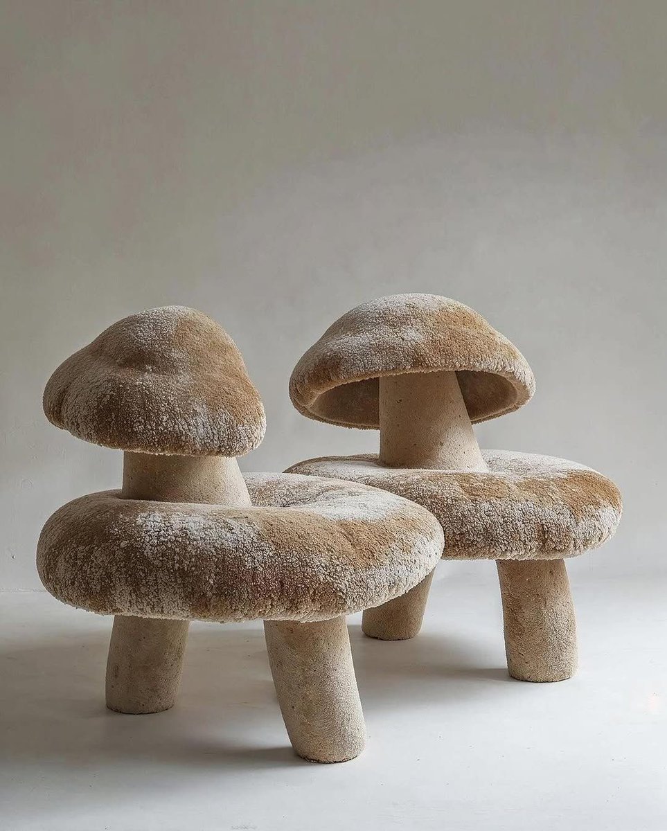 Fungus designed furniture by Paulo Octavious 🍄
