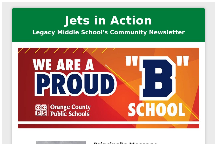 Jets in Action 8/25/25 Vol. 3 psqr.io/FRbDD0Ob5G via <a href="/ParentSquare/">ParentSquare</a>  Take a look at what's going on this week at Legacy!