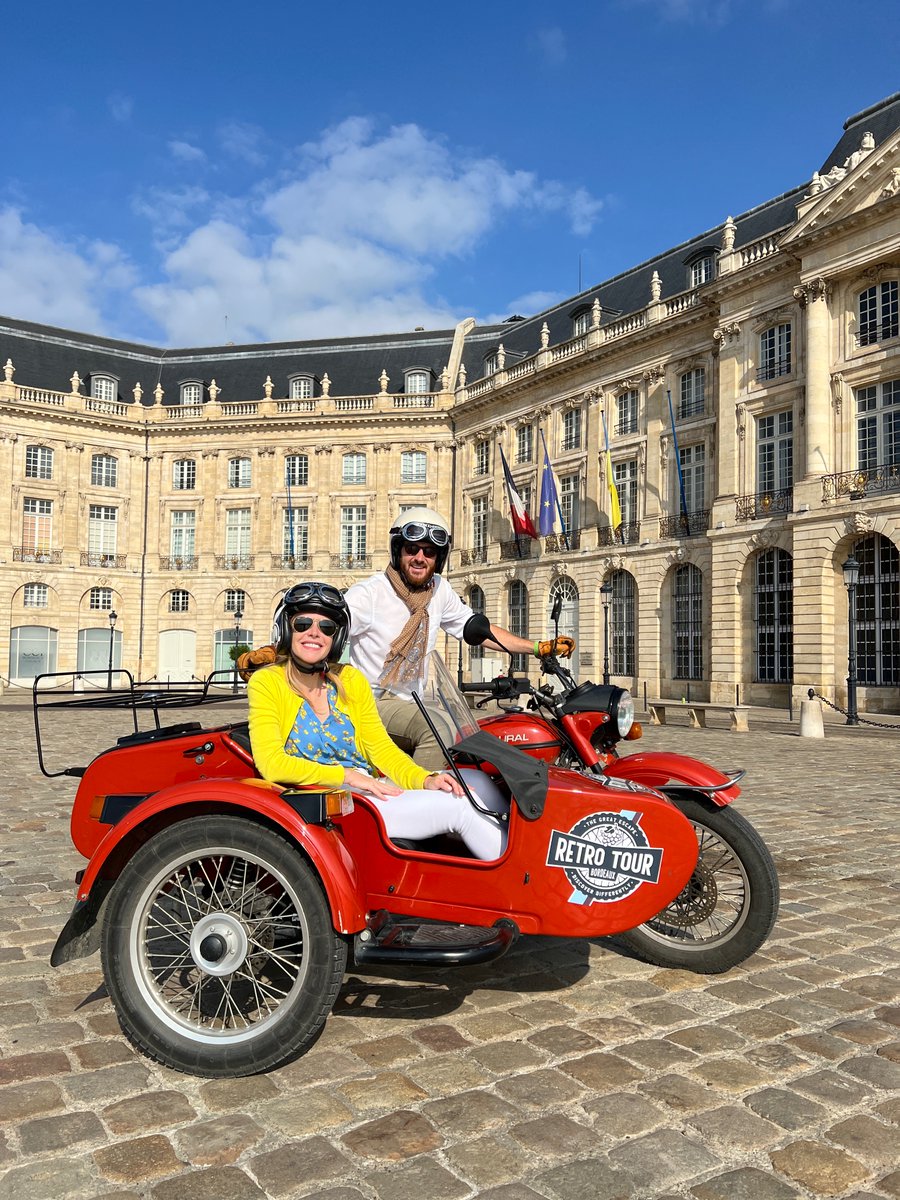 Hop into a vintage sidecar in #Bordeaux 🛵🇫🇷 One of the coolest city tours is now on YouTube. Take the ride at youtu.be/qv47ftRYqqY?si… #travel #france