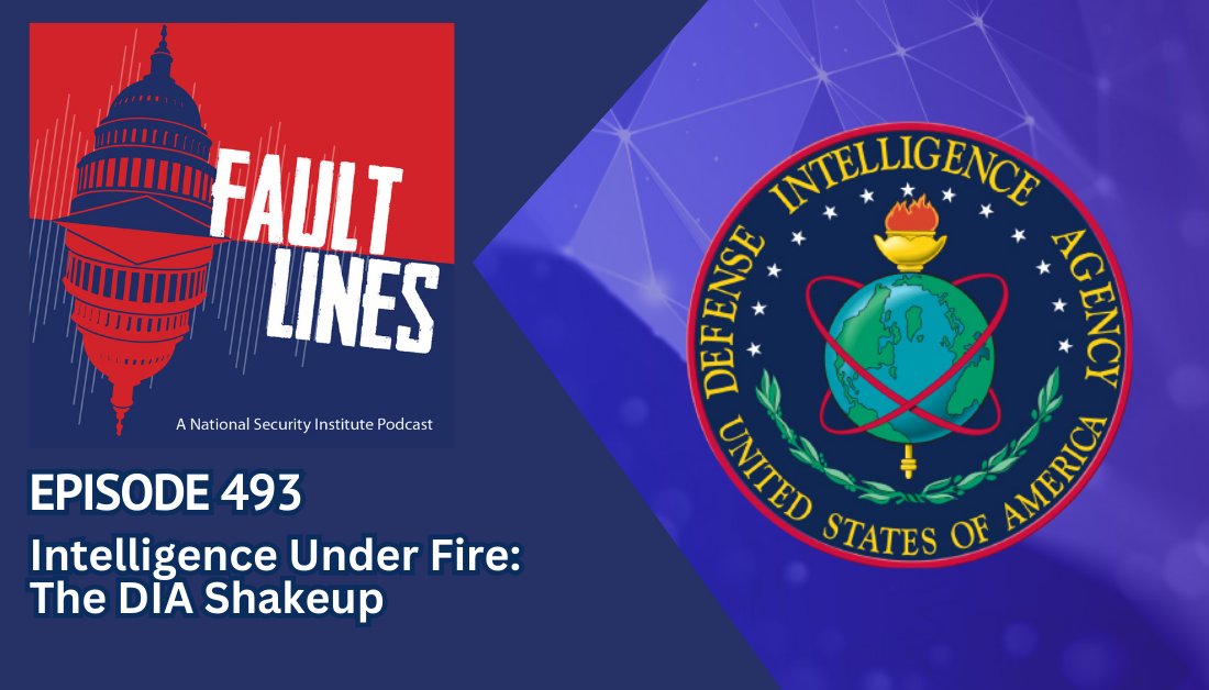 Fault Lines Podcast (@faultlines_pod) on Twitter photo 🎙️NEW: Ep 493: Intelligence Under Fire: The DIA Shakeup @LesterMunson + <a href="/NotTVJessJones/">Jessica Jones</a> + <a href="/BishopGarrison/">Bishop Garrison</a> unpack the surprise firing of Lt. Gen. Jeffrey Kruse, head of the #DIA.
📺 Watch: youtu.be/VQy33n69rqE
🎧 Listen: open.spotify.com/episode/11PFBs…
<a href="/MasonNatSec/">The National Security Institute</a> + <a href="/NSI_CTC/">NSI Cyber and Tech Center - GMU</a> 🎙️NEW: Ep 493: Intelligence Under Fire: The DIA Shakeup @LesterMunson + <a href="/NotTVJessJones/">Jessica Jones</a> + <a href="/BishopGarrison/">Bishop Garrison</a> unpack the surprise firing of Lt. Gen. Jeffrey Kruse, head of the #DIA.
📺 Watch: youtu.be/VQy33n69rqE
🎧 Listen: open.spotify.com/episode/11PFBs…
<a href="/MasonNatSec/">The National Security Institute</a> + <a href="/NSI_CTC/">NSI Cyber and Tech Center - GMU</a>