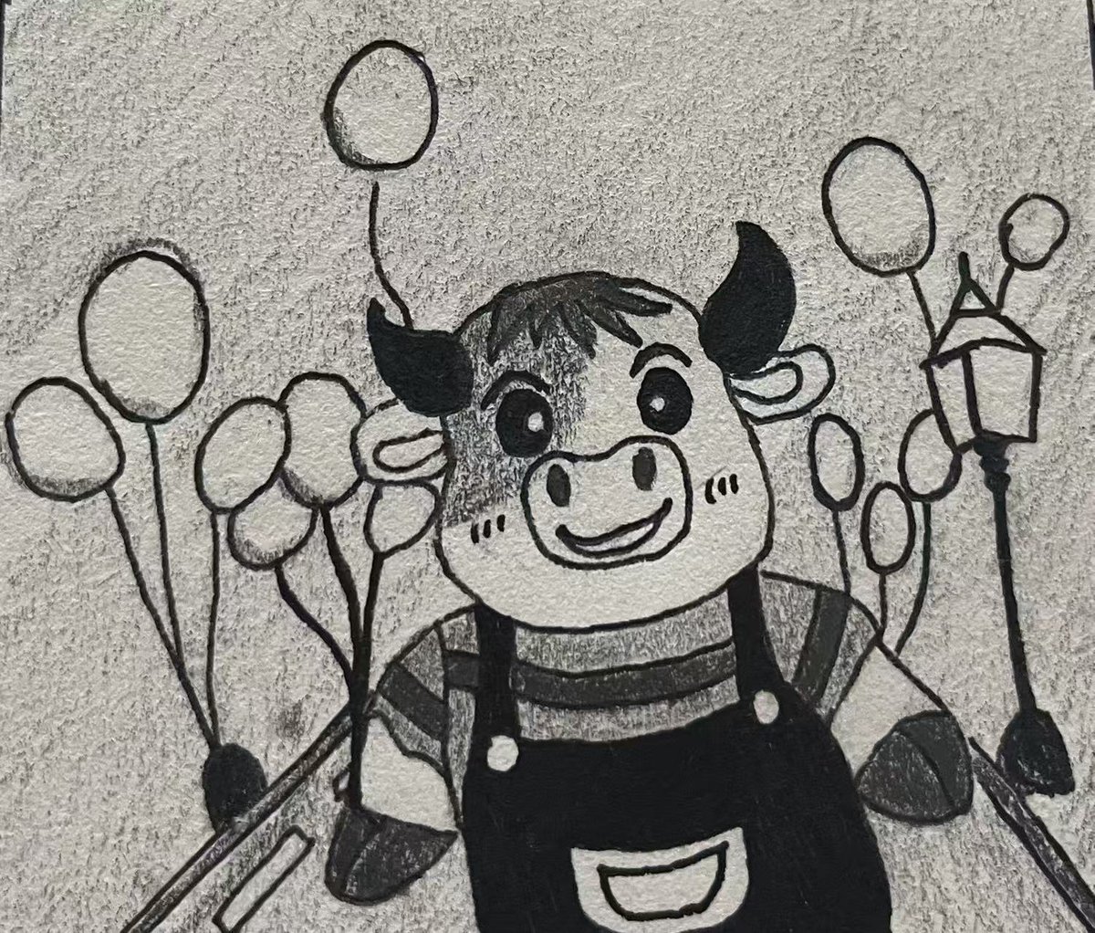 Hand-drawn! Happy little cow.
<a href="/lamumudotxyz/">Lamumudotxyz</a>
<a href="/commondotxyz/">Common</a> 
<a href="/0xmullet/">0xmullet</a>
