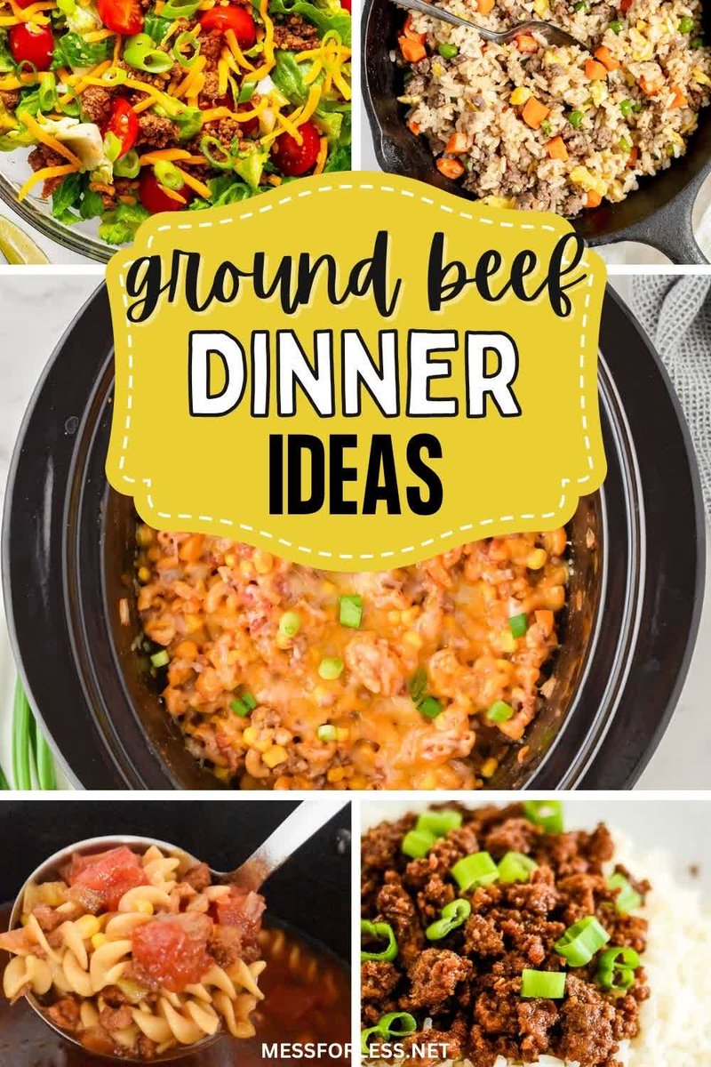 MessForLess's tweet image. 20 easy ground beef dinner ideas for busy families! Quick, budget-friendly recipes that are ready in 30 minutes or less. Perfect for meal planning! #groundbeef #dinnerideas #familymeals
messforless.net/ground-beef-di…