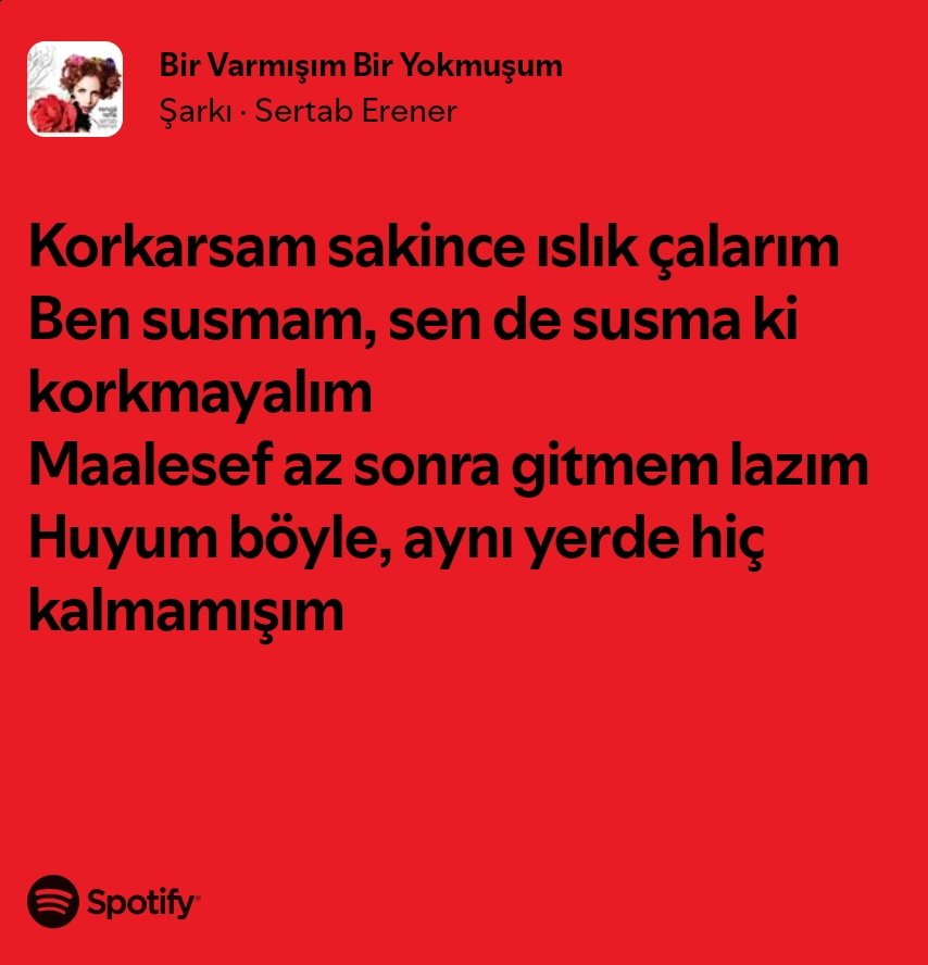 bir varmışım
bir yokmuşum"