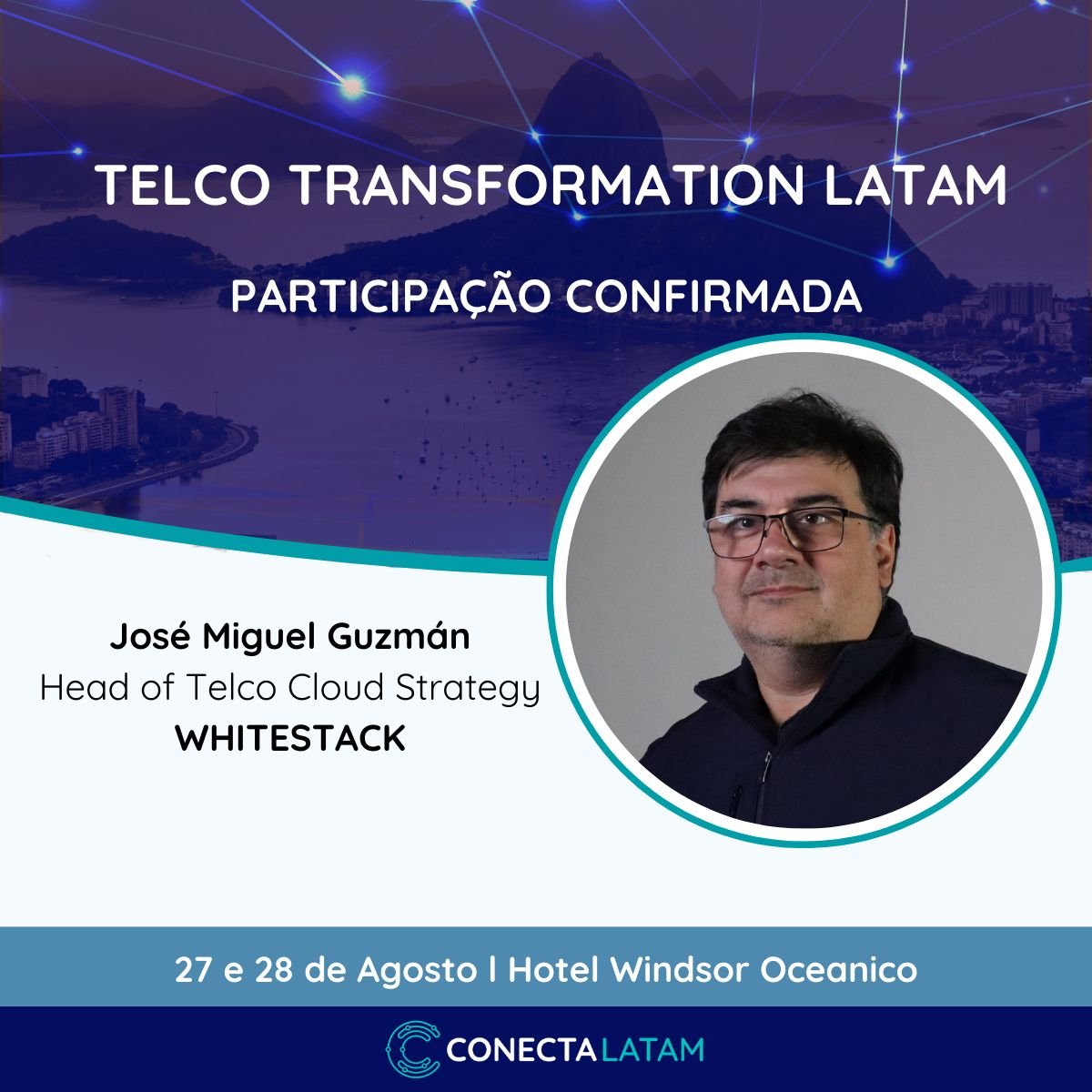 Whitestack's tweet image. En Whitestack somos Gold Sponsor en el evento #TelcoTransformationLATAM 2025! 🌟organizado por Conecta Latam

Asiste a la charla “Construyendo Redes Multivendor Cloudificadas” el 27 de agosto a las 15:40 hrs

#ConectaLATAM  #TransformaciónDigital #LATAM #EventoIT  #RíodeJaneiro