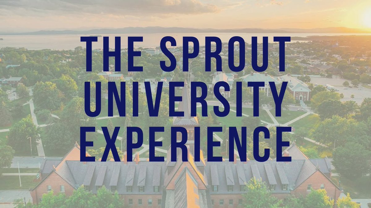 Sprout University tweet media