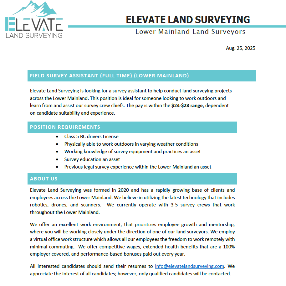 Elevate Land Surveying tweet media