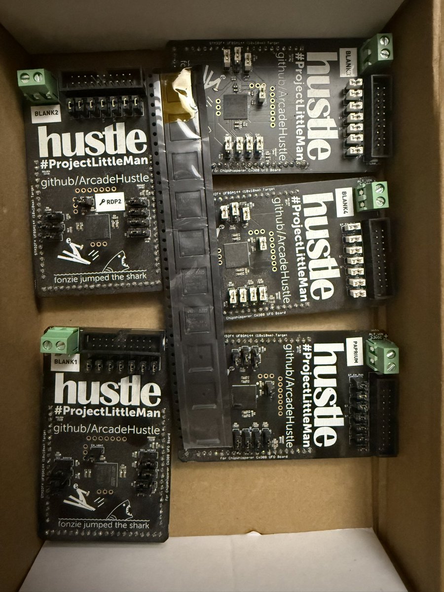 Headed to the <a href="/UPS/">UPS</a> store… <a href="/wrongbaud/">wrongbaud</a> is on deck next for <a href="/LittleManDumps/">Project Little Man</a> &amp; all the hoodrat stuff regarding <a href="/watermelongames/">Watermelon</a> #Paprium stm32 RDP2 protection.