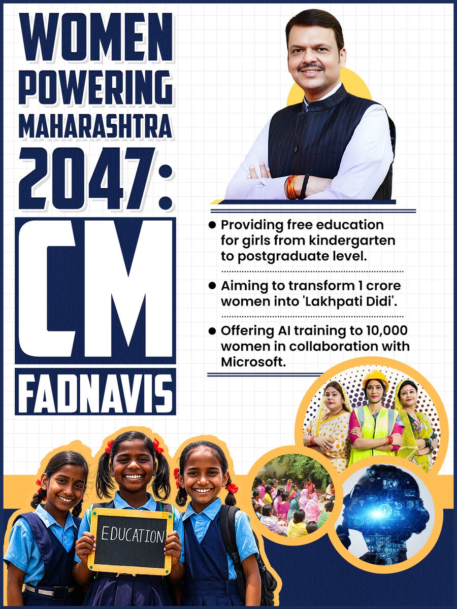 𝑪𝒉𝒉𝒖𝒏𝒏𝒊 𝑫𝒆𝒗𝒊 (@chhunniind) on Twitter photo Deva Bhau launches free education for girls from KG to PG in Maharashtra. <a href="/Dev_Fadnavis/">Devendra Fadnavis</a> Deva Bhau launches free education for girls from KG to PG in Maharashtra. <a href="/Dev_Fadnavis/">Devendra Fadnavis</a>
