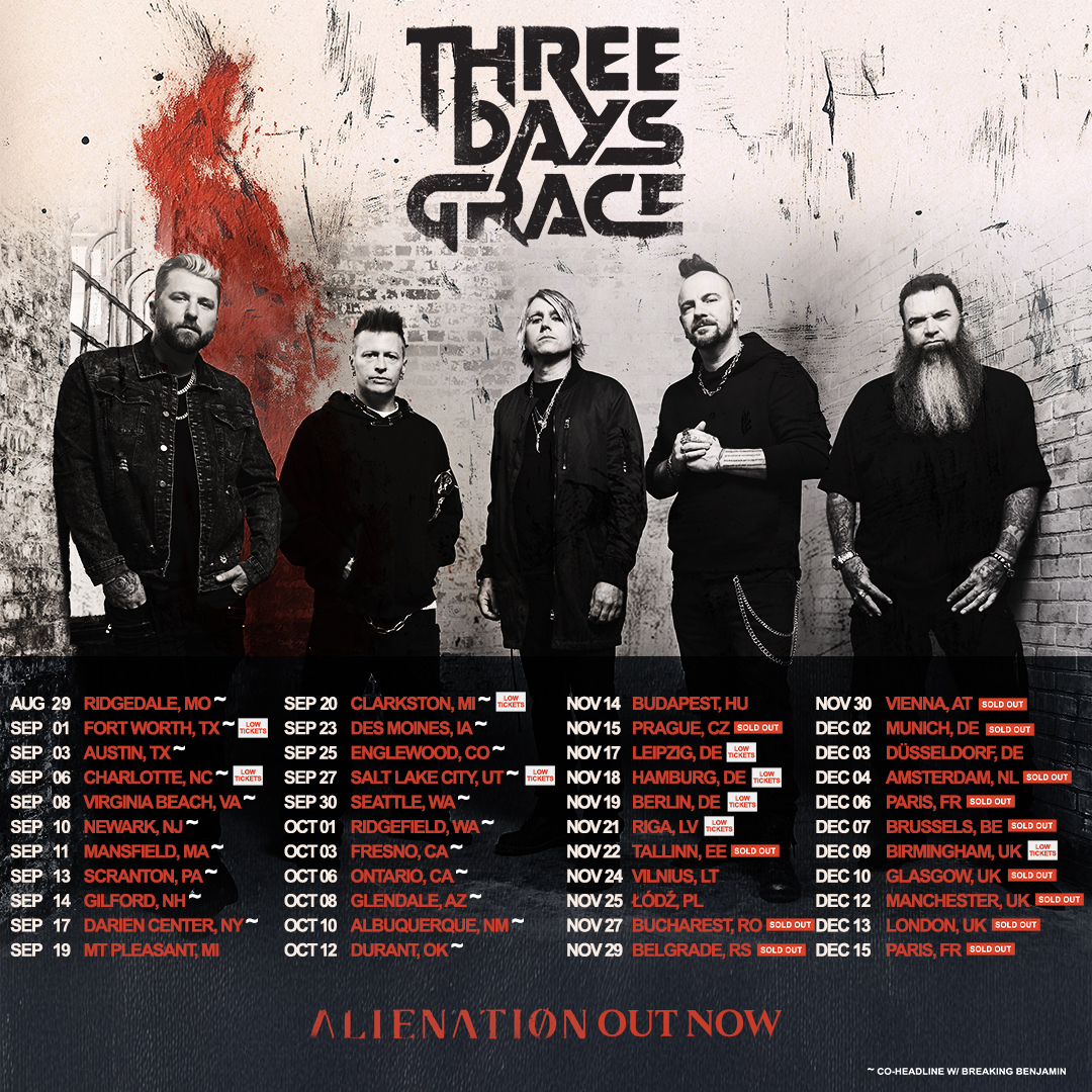 Back at it THIS FRIDAY 🔥👤 
threedaysgrace.com/events 

We're looking forward to seeing you across the USA for our co-headline with @BreakingBenj + @ReturnToDustBnd joining us, and the EU/UK later this year with special guest <a href="/Badflower/">Badflower</a> 🤘🤘