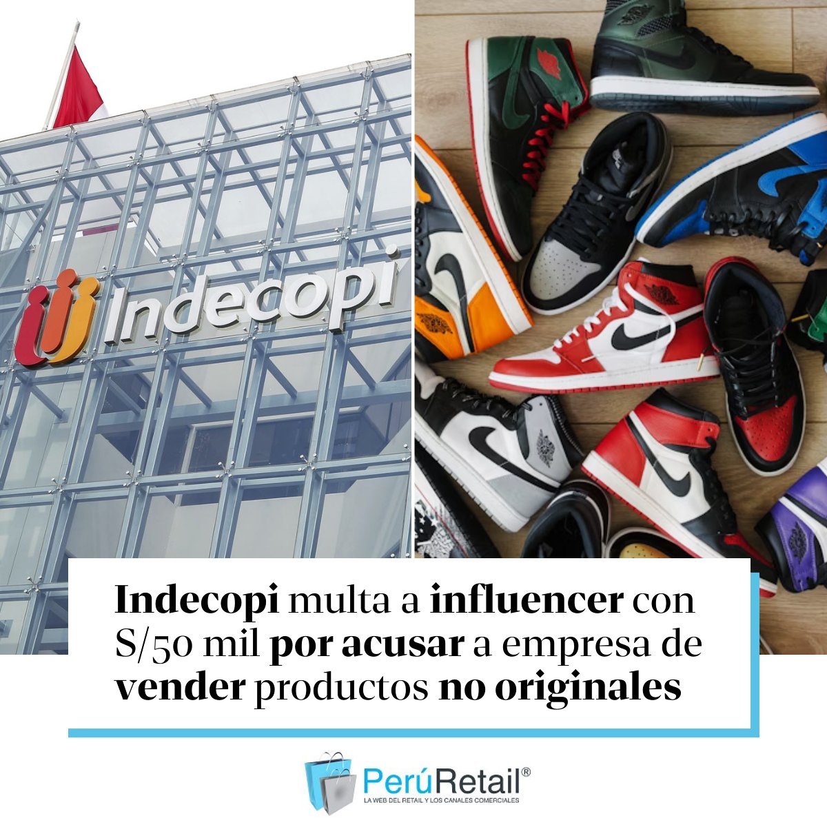🔴👟El influencer deberá cesar sus comentarios y pagar la multa tras generar dudas sobre la autenticidad de los productos de una empresa de calzado deportivo. Entérate aquí. ►tinyurl.com/mjfv27x5

#Indecopi #multa #Influencer #empresas