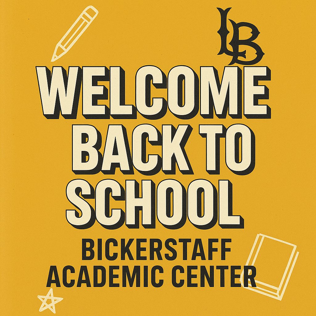 A new semester, a new chapter!
Welcome back student-athletes — the Bickerstaff Academic Center is here to help you reach your goals every step of the way. Let’s make this year unforgettable! 💛🖤