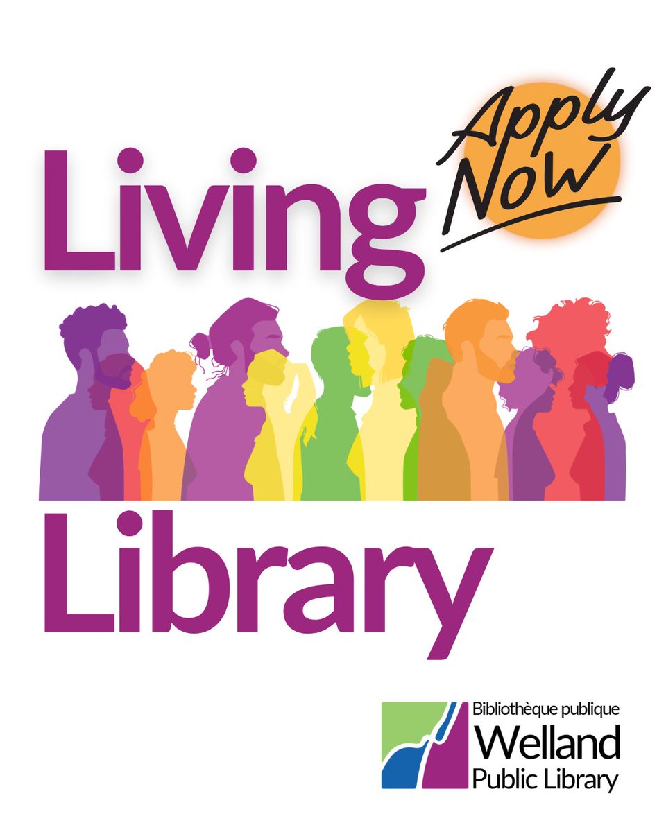 WellandLibrary's tweet image. Good news!
Our Living Library has already sparked so much excitement, and we don’t want anyone to miss the chance to take part.

📅 Applications now close on September 4
👉 wellandlibrary.ca/scavengerhunt

#LivingLibrary #HumanBook