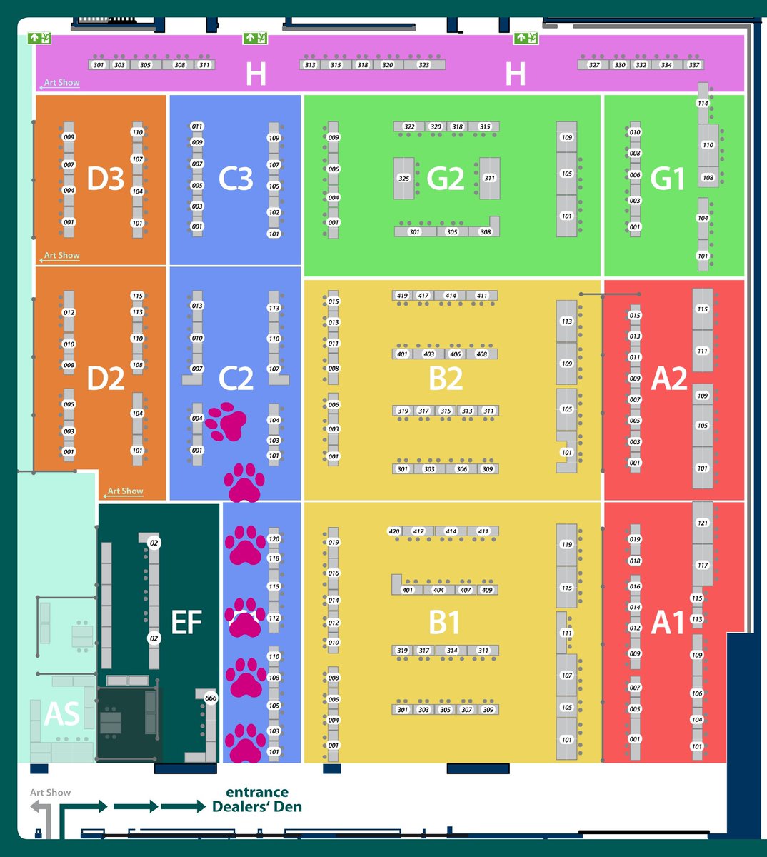 You'll find me there, C2/004.
See you next week.😸🫶

#ef29 #eurofurence29