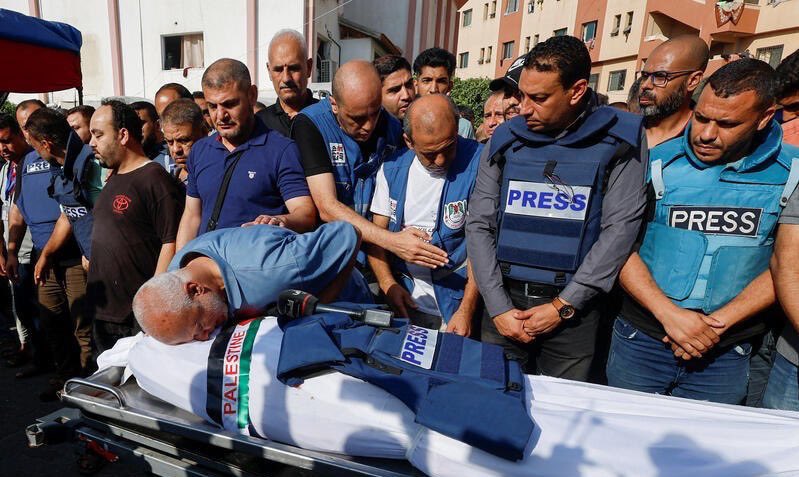 Sarah Wilkinson (@swilkinsonbc) on Twitter photo The number of Palestinian journalists and press personnel killed by the israelis in Gaza has now risen to 246 in just 22 months | via <a href="/PressTV/">Press TV 🔻</a> The number of Palestinian journalists and press personnel killed by the israelis in Gaza has now risen to 246 in just 22 months | via <a href="/PressTV/">Press TV 🔻</a>