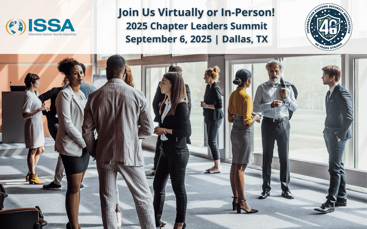 ISSA Chapter Leaders: Your Summit is here!
Sept 6, 2025 | Dallas + Virtual

Empower your leadership, grow your network, and strengthen your chapter.

Don’t miss this exclusive event → [link]Register Now:  members.issa.org/page/2025Chapt…