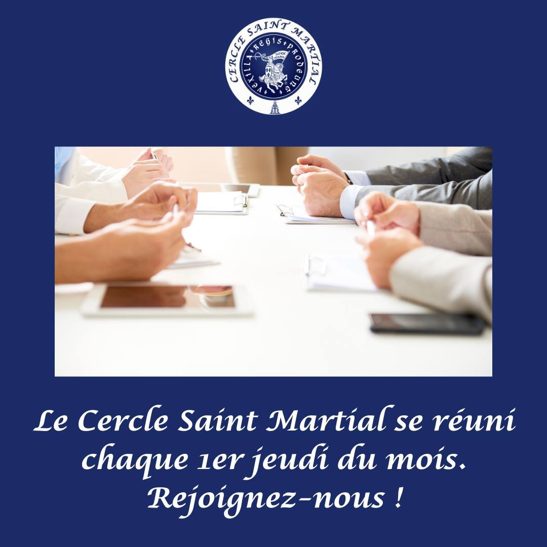jeandecomborn's tweet image. Prochaine réunion le 4 septembre ✍️
#cerclesaintmartial #legitimiste #legitimisme
