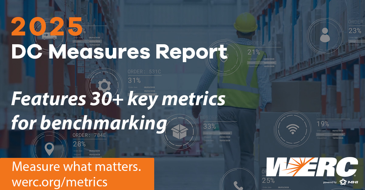 Operate with vigilance. Improve with insight.

Our 2025 DC Measures Report is loaded with the metrics that matter most to your operation. Use it to measure and, more importantly, improve.

Start benchmarking today: werc.org/metrics